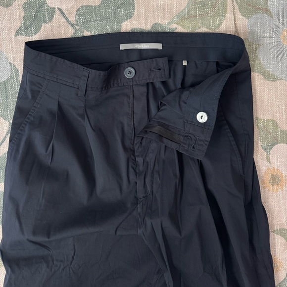 Jordan Louis Navy Blue Pleated Pants Sz 10 - Picture 2 of 6